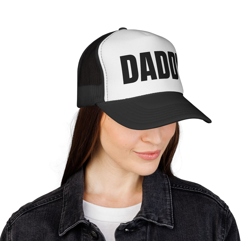Daddy Trucker Hat — Pink Mesh Baseball Cap with 'DADDY' Front Print