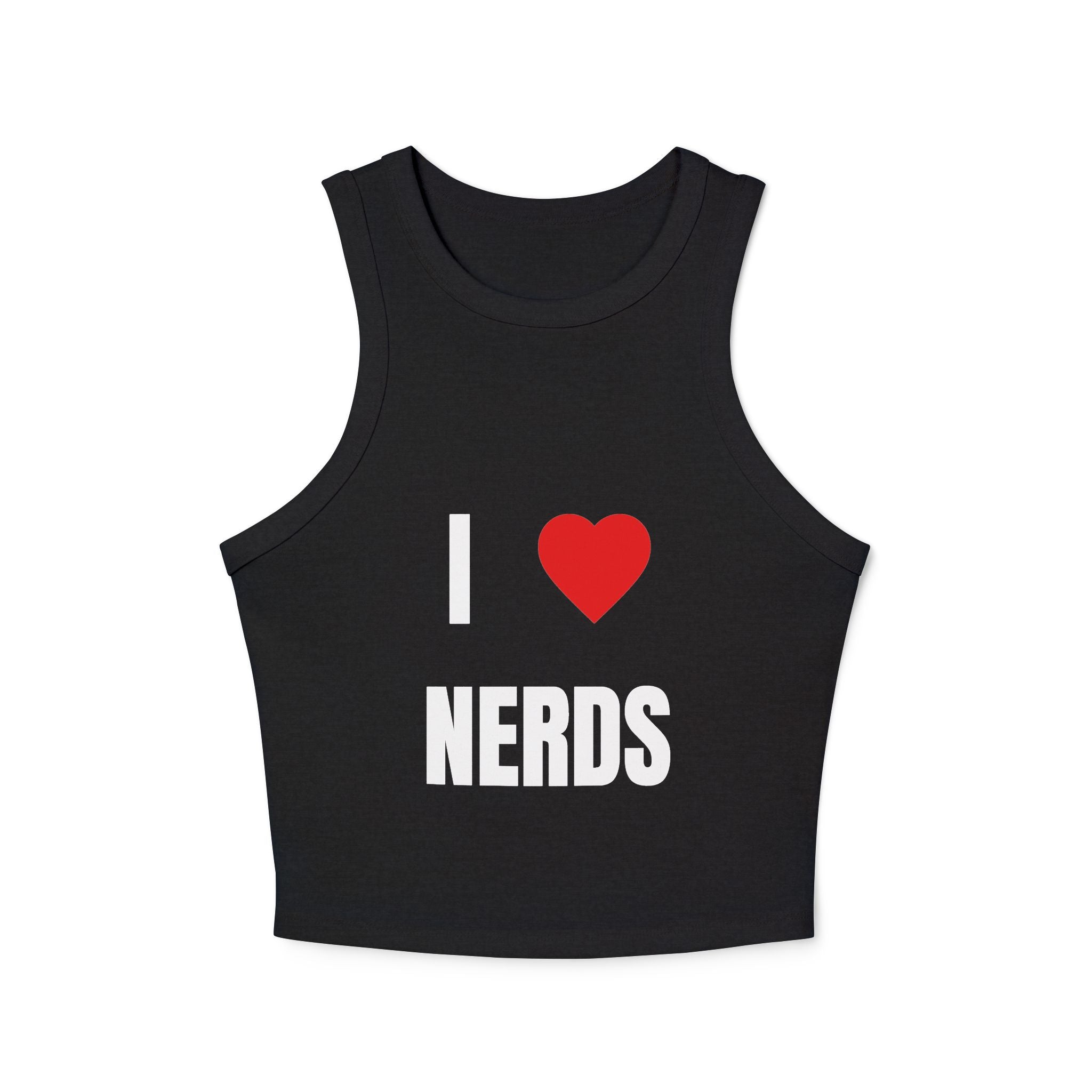 "I <3 Nerds" Y2k Racer Tank
