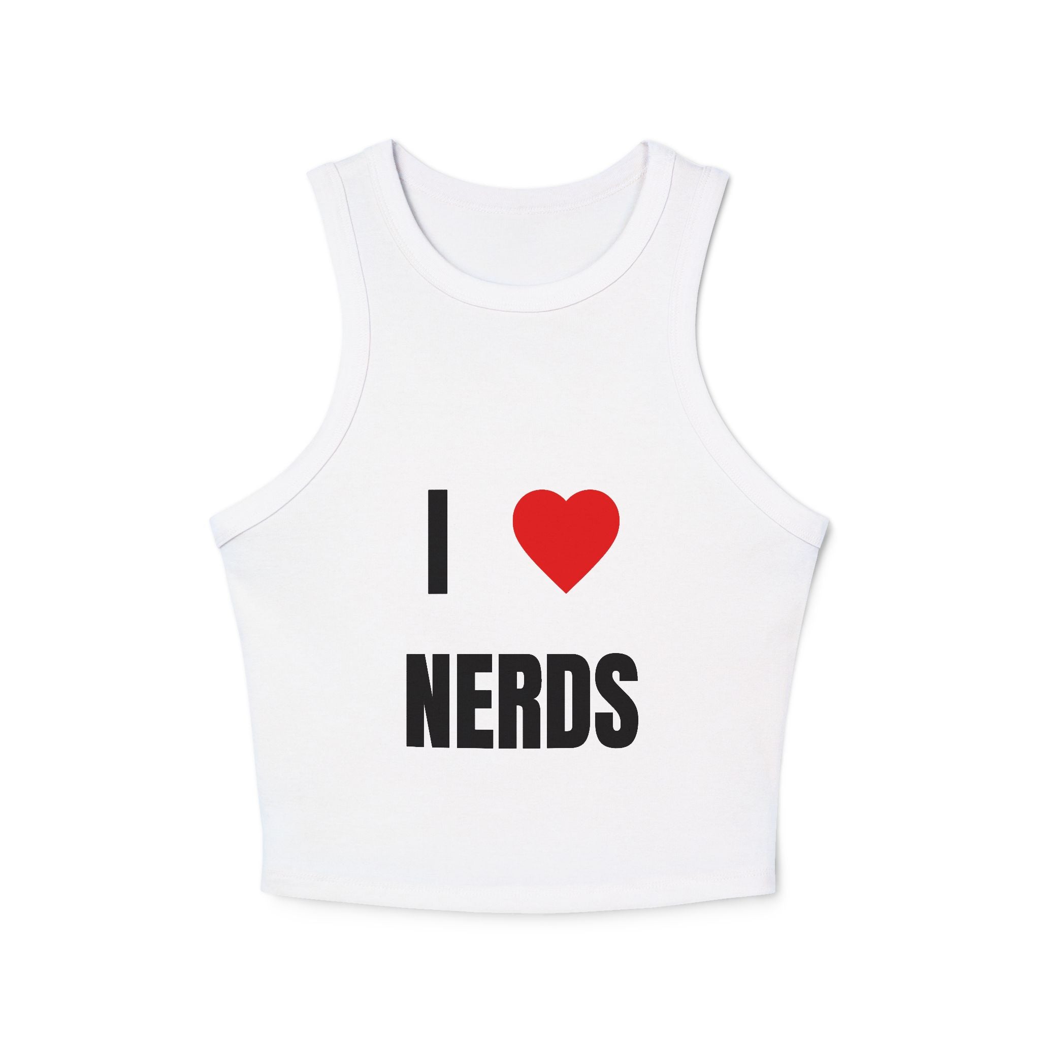 "I <3 Nerds" Y2k Racer Tank